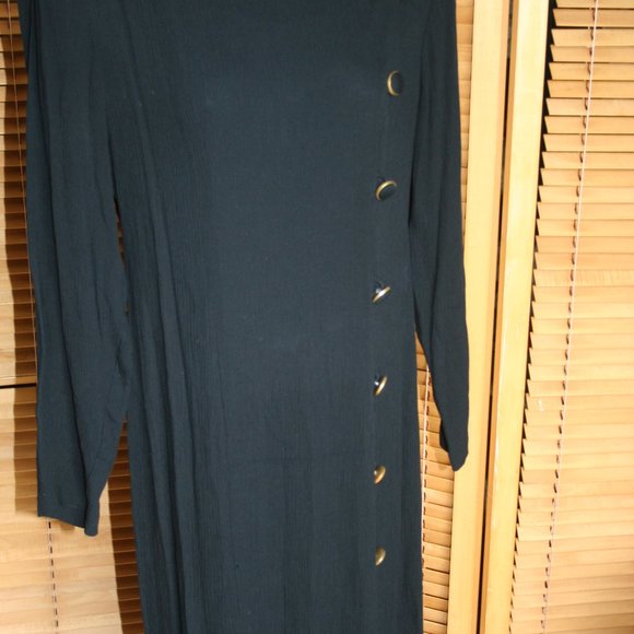 Sarah Richards Straight Pencil Dress With Shoulder Pads Size 3/4 - Picture 4 of 10